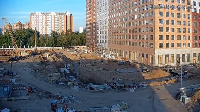 ПИК Кольская 8 ( камера 1 ) таймлапс с 30-07-2022 по 05-08-2022 смотреть онлайн