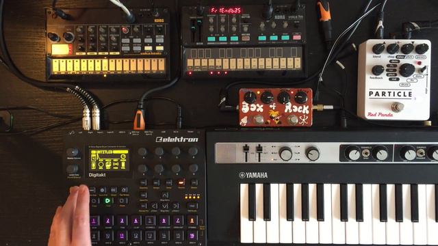 Electronica/Electro/Breaks Jam - Elektron Digitakt, Reface CP, Volca FM and Beats, Particle and BOR смотреть онлайн