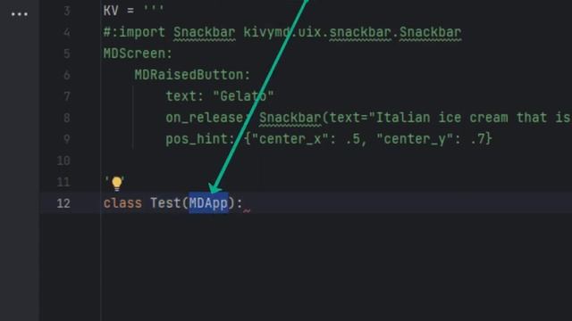 How to Create a KivyMD Snackbar in Python إنشاء شريط كيفي إم دي في بايثون