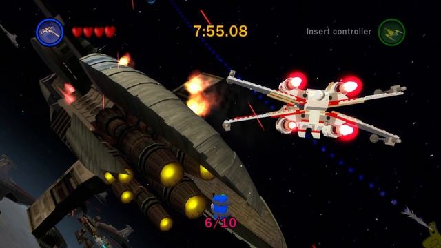 Lego Star Wars TCS: Ep 3 Chap 1 / Battle Over Coruscant CHALLENGE (All Blue Minikits) - HTG смотреть онлайн