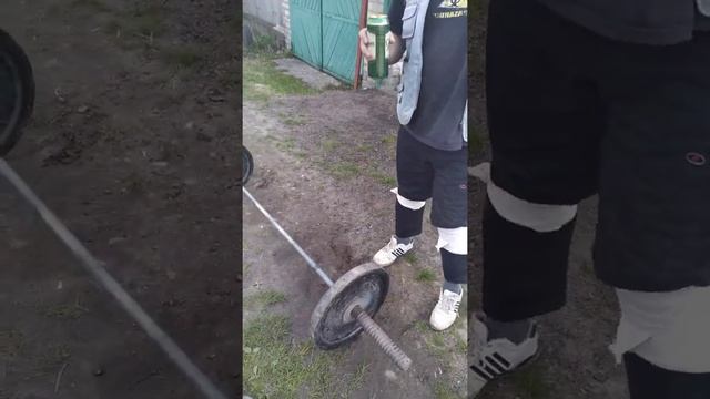 Рывок 50кг одной рукой ничего особого просто Канал киборг на отдыхе