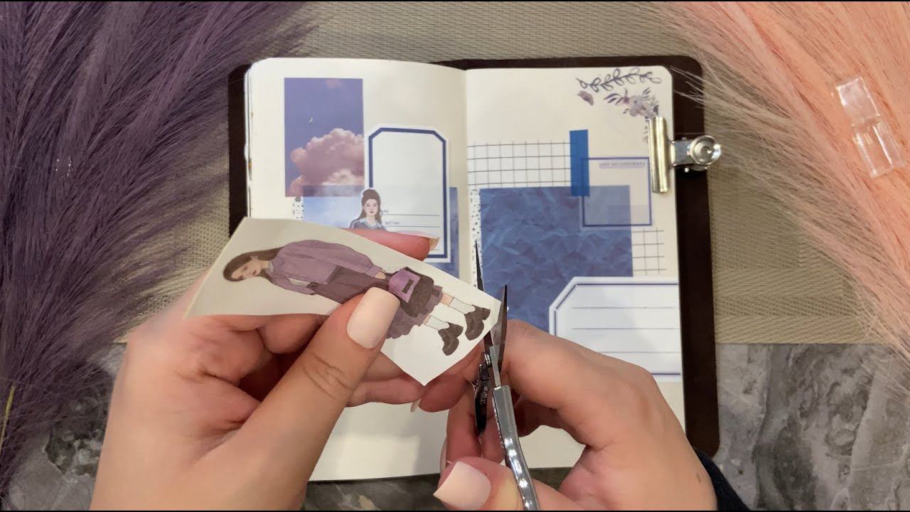 Blue dreams | ASMR for sleep | Journaling | No talking | Decoration | Relaxation 45 смотреть онлайн