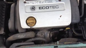 ДВС Опель ASTRA 2000г. 1598 И X16XEL 02LW1990