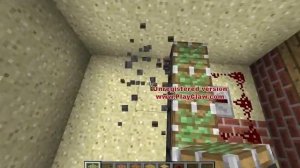 Поднимающаяся платформа из поршней в Minecraft