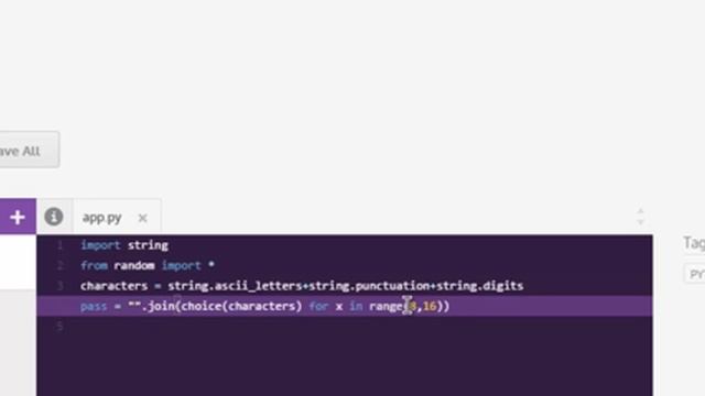 Random Password Generator in Python