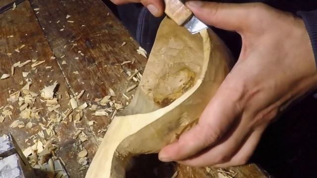КУКСА СВОИМИ РУКАМИ . РУЧНАЯ РАБОТА. РЕЗЬБА ПО ДЕРЕВУ. ЧАШКА ИЗ ЛИПЫ. ДЕЛАЕМ КУКСУ!