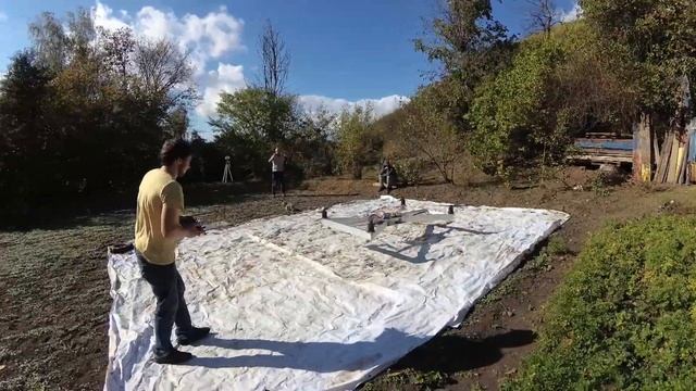 #7 Конструирование квадрокоптера для человека. Первый полет! смотреть онлайн