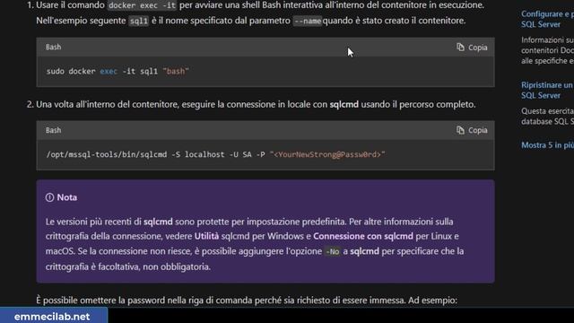 SQL SERVER su LINUX con DOCKER смотреть онлайн