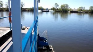 Паром в Белоомуте, Рязанская область.
