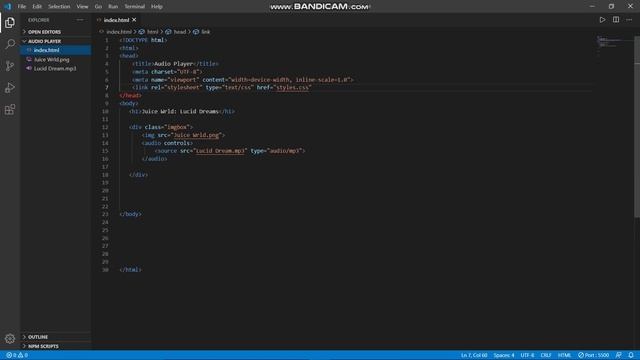 Music Player | HTML | CSS