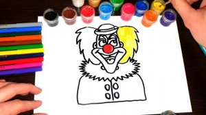 HOW TO DRAW A CLOWN A4? / КАК НАРИСОВАТЬ КЛОУНА А4 ?