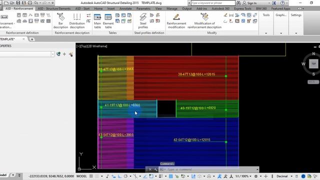 10- AutoCAD Structural Detailing - SLABS PART 03 (SLAB WITH OPENING) смотреть онлайн