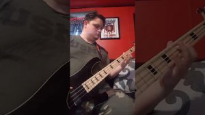 DB covering Johnny B. Good by Chuck Berry on bass