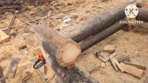 Как правильно запилить оконный или дверной проём в срубе сразу при рубке?