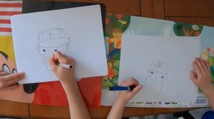 How to Draw Jackie Robinson for Kids by Kids | Drawing Tutorial