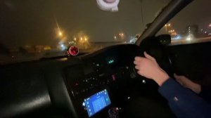 Первый снег, дрифт на чайзере