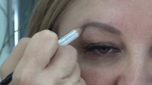 Обзор карандашей для бровей. Коррекция старого татуажа.