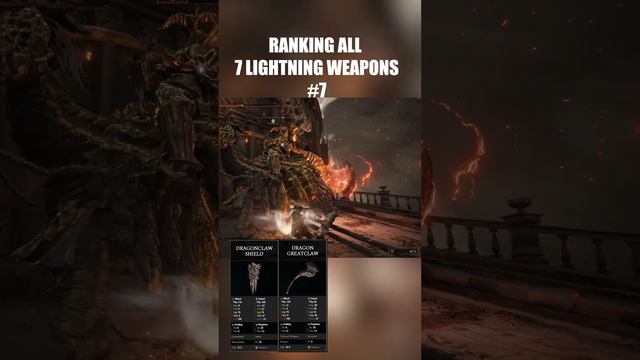 Lightning Weapons Ranked. 7 Dragon Greatclaw #eldenring  #fromsoftware