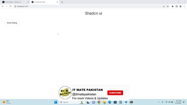 How to make Alert Dialog Shadcn ui with Next Js 13 | How to use the alert dialog of Shadcn/ui