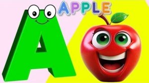 A for apple¦ Английский алфавит для детей!