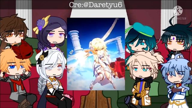 ~Genshin impact react to~ |Female traveler| смотреть онлайн