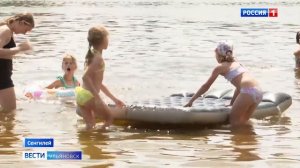 В Сенгилее по нацпроекту «Жильё и городская среда» продолжают благоустраивать городской пляж.