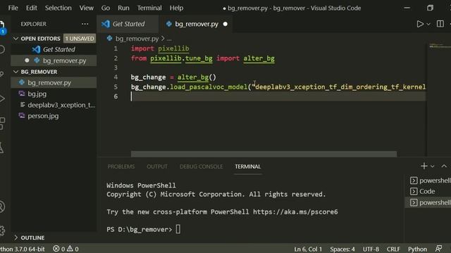 Change image background using Python Hindi | Remove image background using Python | Hindi