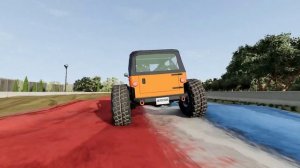 Off Road Car Satisfying Suspension Test #3 | BeamNG drive