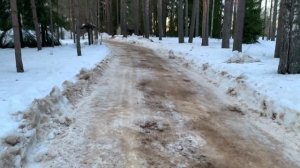 Дорожка к гостинице ЭКО-КЛУБ Валдай