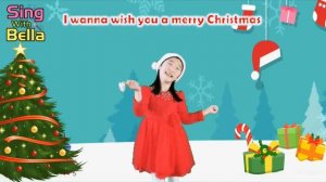 Feliz Navidad with Actions and Lyrics | Kids Christmas Song | Sing with Bella