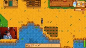 Пятёрка играет в Stardew Valley с Сонечкой и Никитой на ночном стрме (фуга тв нарезка)