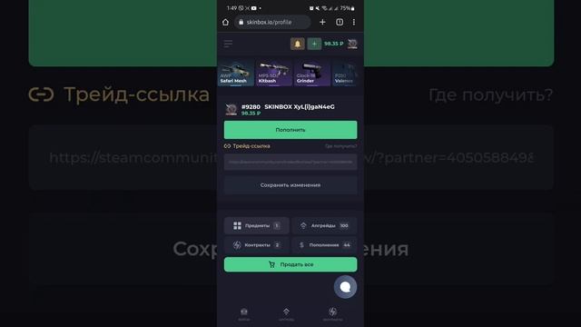 ПРОВЕРКА САЙТА Skinbox.                    Скин бокс проверку не прошла