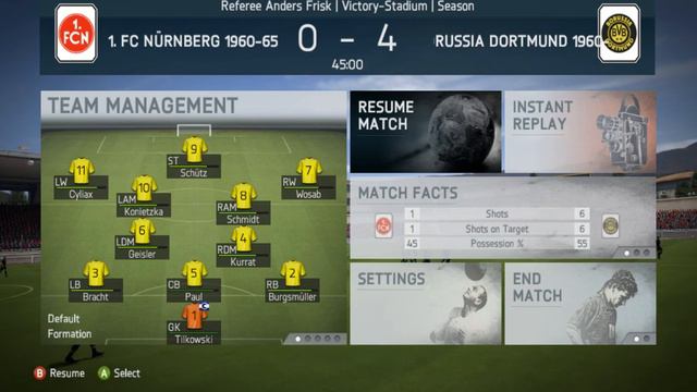 FIFA 14 Classic Patch RETURNS! - UEFA 1960 - 65 - Borussia Dortmund @ FC Nuremberg смотреть онлайн