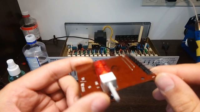 Прибой Э-014С. Профилактика, ремонт селектора входов.