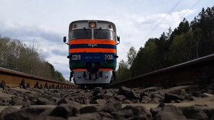 Камера под поезд | дизель поезд  ДР1А -313 | camera under the train