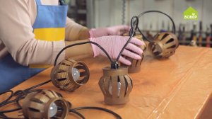 Гирлянда для сада из жестяных банок