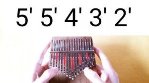 Greensleeves (Kalimba Tabs/Tutorial/Play-Along)【Kalimba Cover】