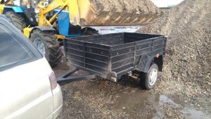 Прицеп "крепыш" и ковш мокрого ГПС