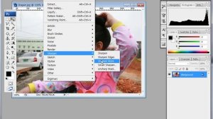 Photoshop 강좌 - Lesson29-3(Filter의 종류3(Render/Shapen/Sketch 필터 설명))