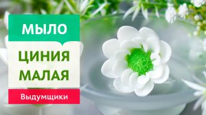 Мыло "Циния малая" из мыльной основы | Выдумщики