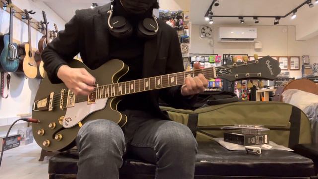 Epiphone Casino Worn Drab Modified（Analysis Plus, Mojotone ‘56 Quiet Coil P-90 Pickups, Gotoh Tuner смотреть онлайн