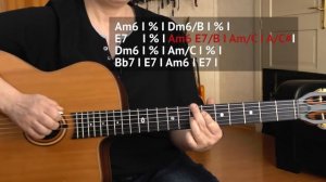 MINOR SWING Chords LESSON - Minor Swing Guitar Tutorial - La Pompe Gypsy Jazz Rhythm