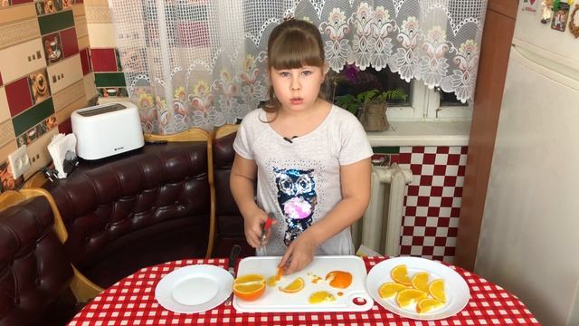 Красивая фруктовая нарезка на праздничный стол ??? Елка из апельсина ???