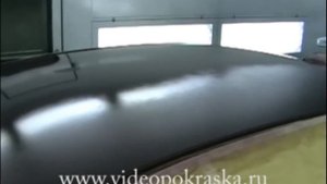 Покраска крыши автомобиля.