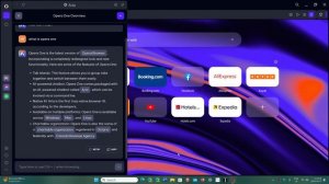 NEW OPERA ONE web browser is here with integrated AI called ARIA