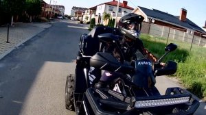 Квадроцикл АВАНТИС - Стильный чёрный дерзкий (AVANTIS HUNTER 200 BIG PREMIUM)