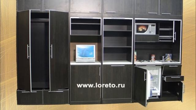 Мини - кухни для офиса, мини - комплексы для дома и дачи на заказ от производителя Лорето в Москве смотреть онлайн