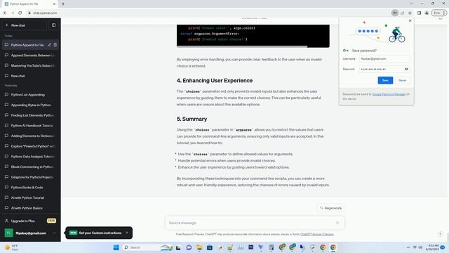 python argparse choices смотреть онлайн