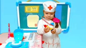 Nastya doctor treats animals | Furry Pet Hospital - Fun Animal Hospital Games For Kids
