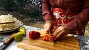 Жареная капуста. Просто и очень вкусно Азербайджанская Кухня Деревенская Кухня  Рецепты